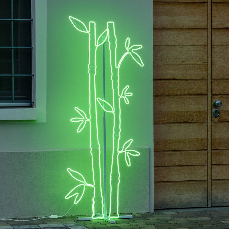 2D Figure Lights | Bamboo Figure, Rope Lights Neon Effect, 178 cm, 1296 Leds, Green – LED NEON FIGURES 2D Figure Lights 2D Figure Lights