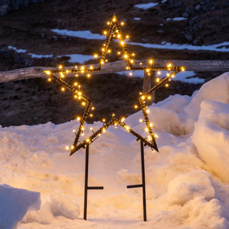 2D Figure Lights | Ø 75cm, Garden Multipurpose Wonder Star, 100 Warm White LEDs – GMD 2D Figure Lights 2D Figure Lights