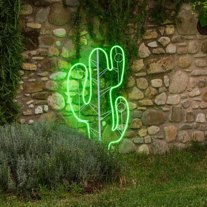 2D Figure Lights | Cactus Figure, Rope Lights Neon Effect, 120 cm, 480 Leds Green – LED NEON FIGURES 2D Figure Lights 2D Figure Lights