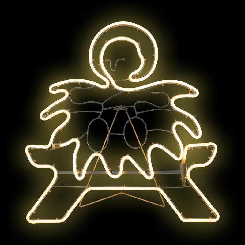 2D Figure Lights | Jesus Child Figure, Rope Lights Neon Effect, 55 cm, 384 Leds, Warm White – LED NEON FIGURES 2D Figure Lights 2D Figure Lights