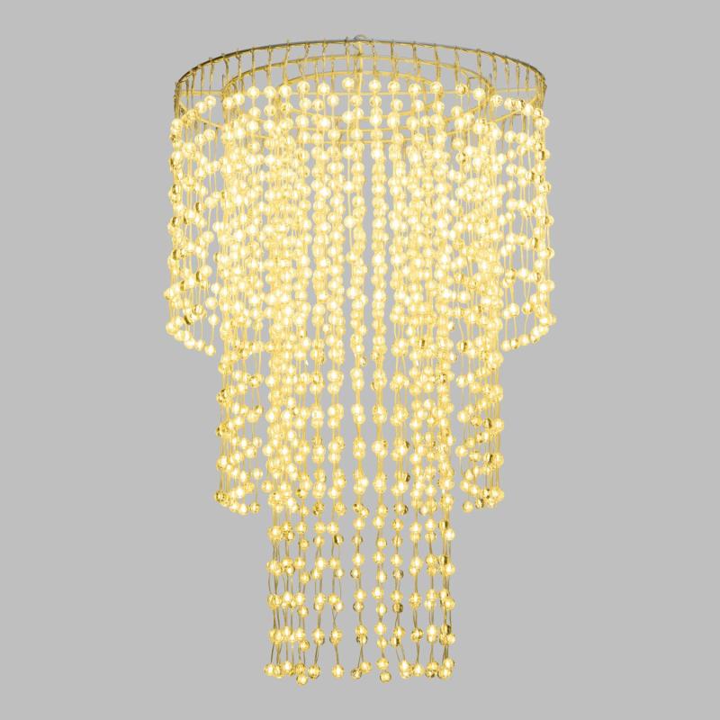 3D Figure Lights | Decorative cascading chandelier, 1352 Warm White LEDs spheres, h 85 cm 3D Figure Lights 3D Figure Lights