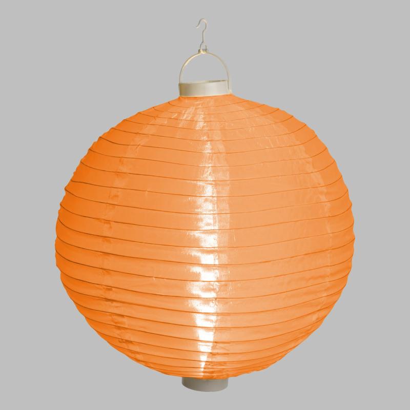 Battery Figure Lights | Ø 40 cm, Orange Party Tissue Lantern Lights, 3 Warm White LEDs Battery Figure Lights Battery Figure Lights