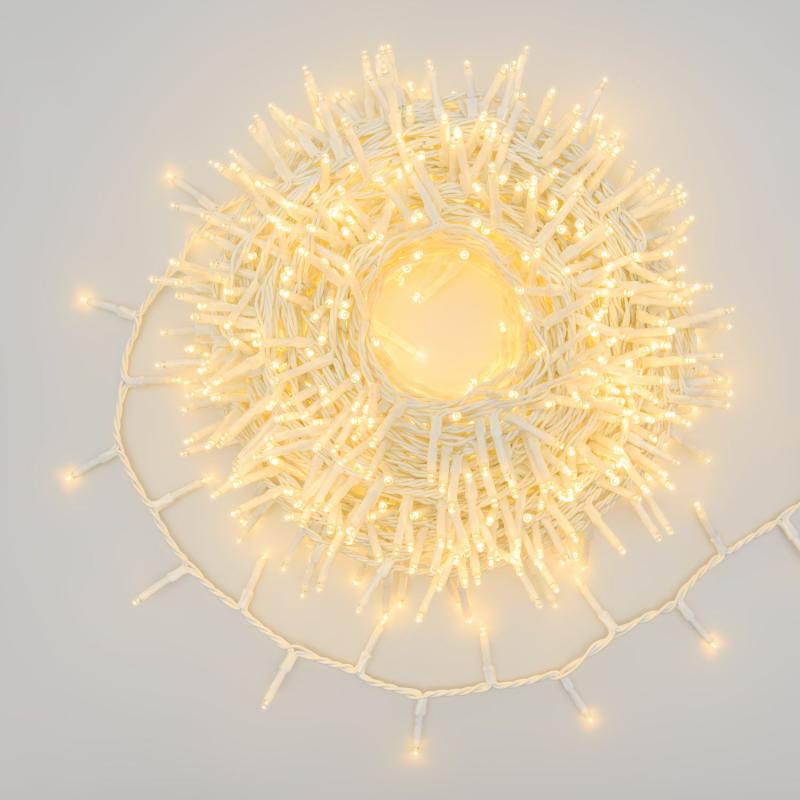 Cluster and Minicluster Lights | 30.5 Mini Cluster string light, 1000 miniLEDs warm white, white cable – Minicluster Strings Cluster & Minicluster Lights Cluster & Minicluster Lights