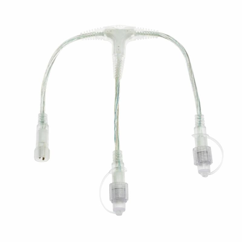 Extension Leads and Multi-Connectors | PL24V 2 Way Connector, Clear Cable – PL24V Accessories Extension Leads & Multi-Connectors