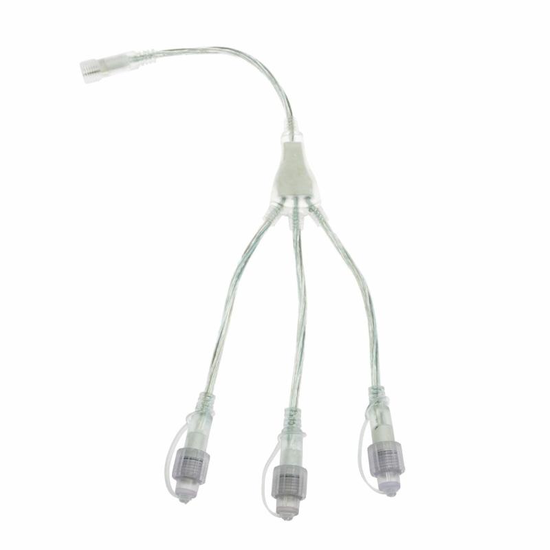 Extension Leads and Multi-Connectors | PL24V 3 Way Connector, Clear Cable – PL24V Accessories Extension Leads & Multi-Connectors