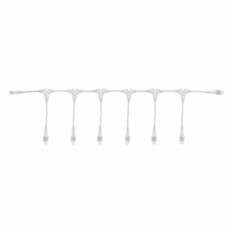 Extension Leads and Multi-Connectors | PL24V 7 Way Connector, Clear Cable – PL24V Accessories Extension Leads & Multi-Connectors