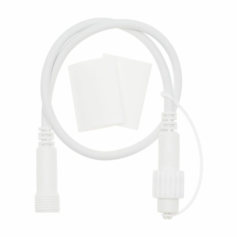 Extension Leads and Multi-Connectors | PML 0.5m Extension Cable, White Cable, IP67 – PML series Accessories Extension Leads & Multi-Connectors