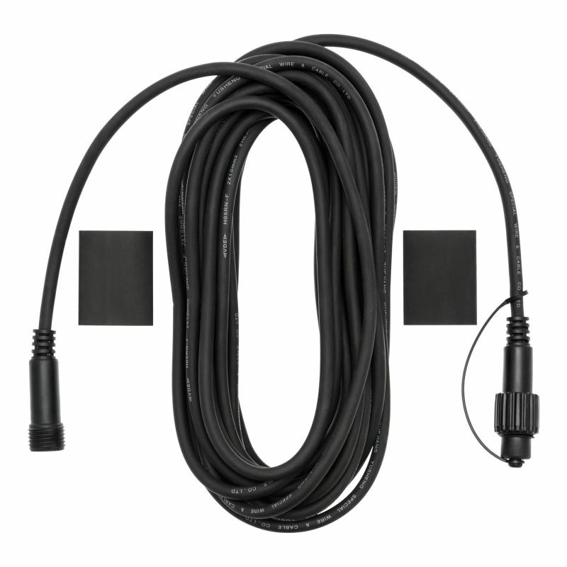 Extension Leads and Multi-Connectors | PML 10m Extension Cable, Black Cable, IP67 – PML series Accessories Extension Leads & Multi-Connectors