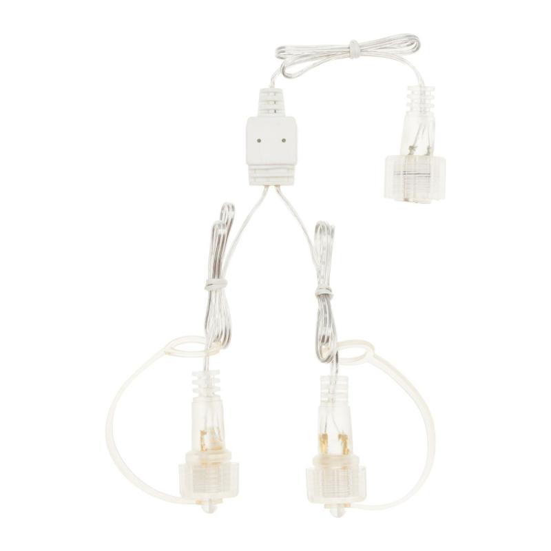 Extension Leads and Multi-Connectors | Smart Connect 2 Way Connector, Clear Cable – SMART CONNECT Accessories Extension Leads & Multi-Connectors