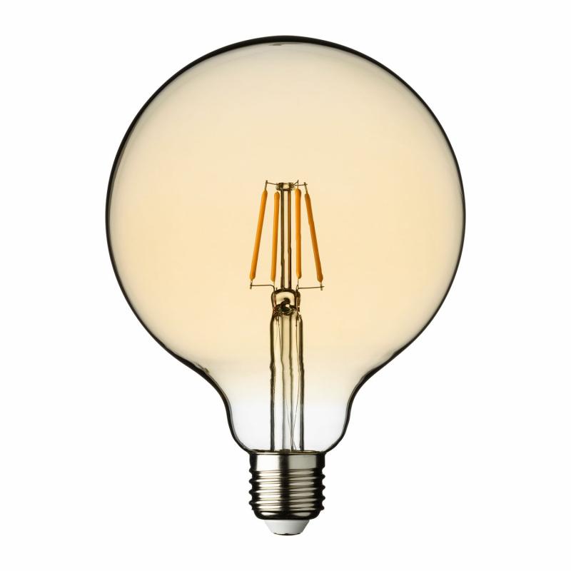 Festoon Bulbs | 8W E27 Dimmable Vintage Filament LED Globe Bulb, 125mm, Warm White Accessories Festoon Bulbs