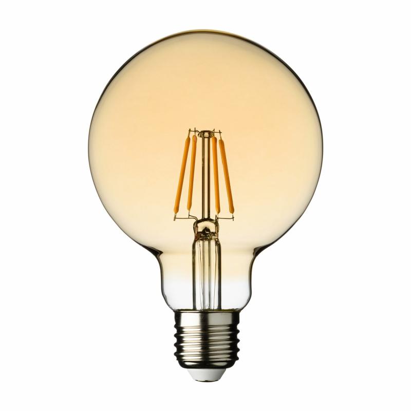 Festoon Bulbs | 8W E27 Dimmable Vintage Filament LED Globe Bulb, 95mm, Warm White Accessories Festoon Bulbs