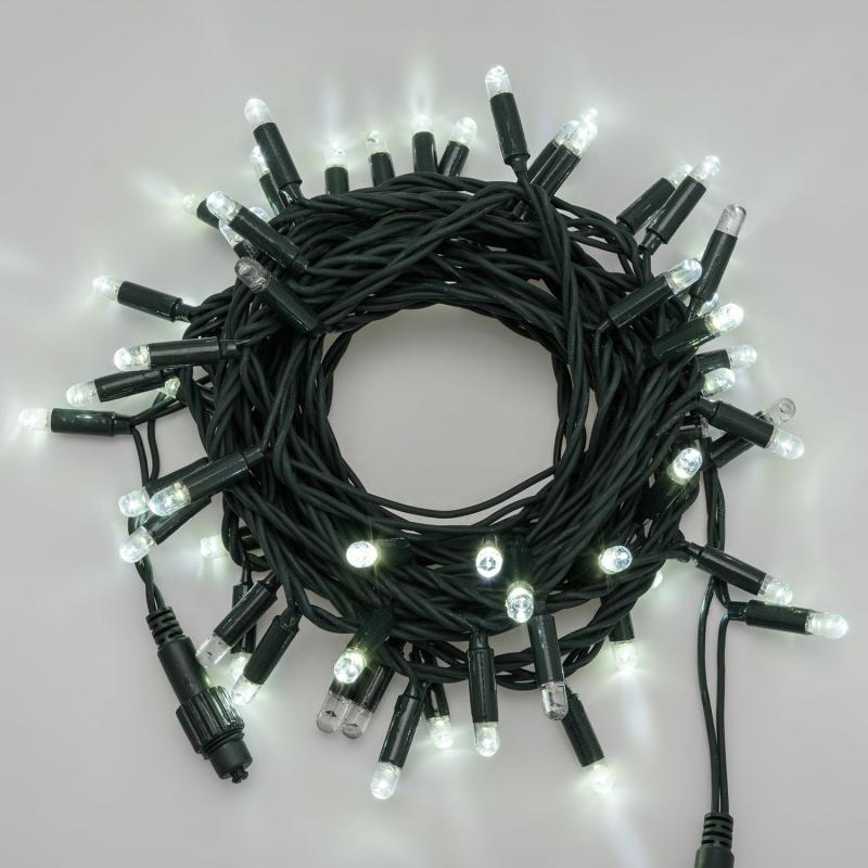 LED Strings | 10m 60 White SuperLED String Lights, Green Cable, Connectable – PML series LED Strings LED Strings