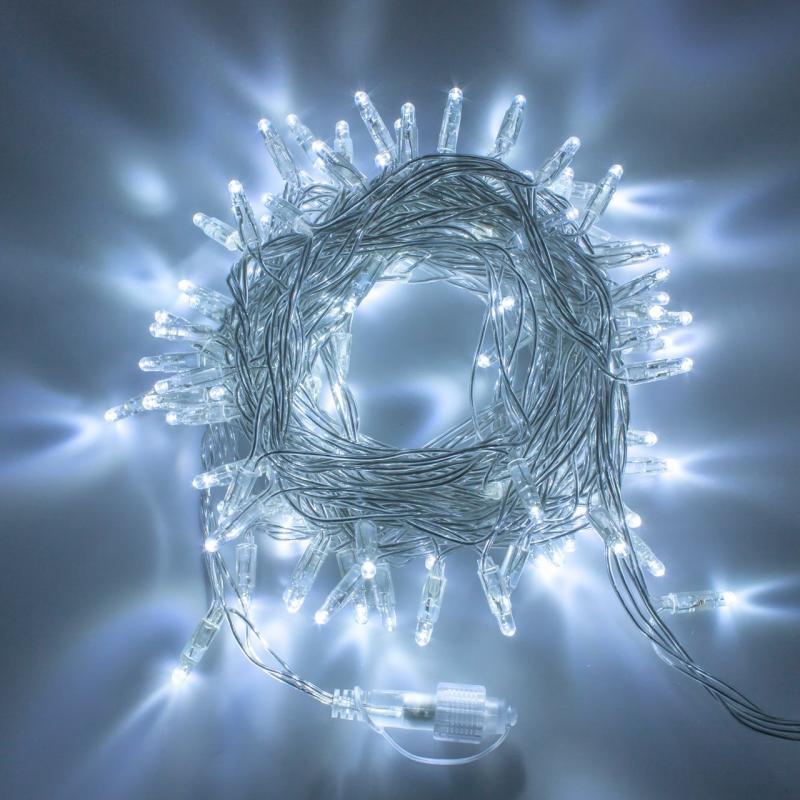 LED Strings | 10m 96 White Maxiled Flashled String Lights, Clear Cable, Connectable – PL24V LED Strings LED Strings