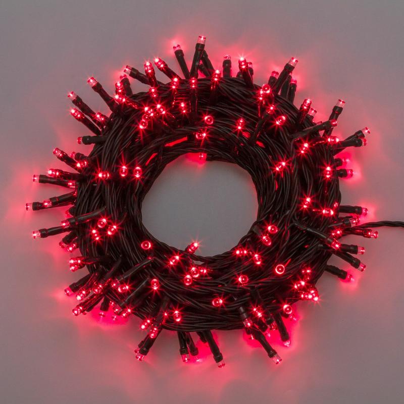 LED Strings | 12.8m 320 Red LEDs String Lights, Green Cable – 5mm LED Strings LED Strings LED Strings