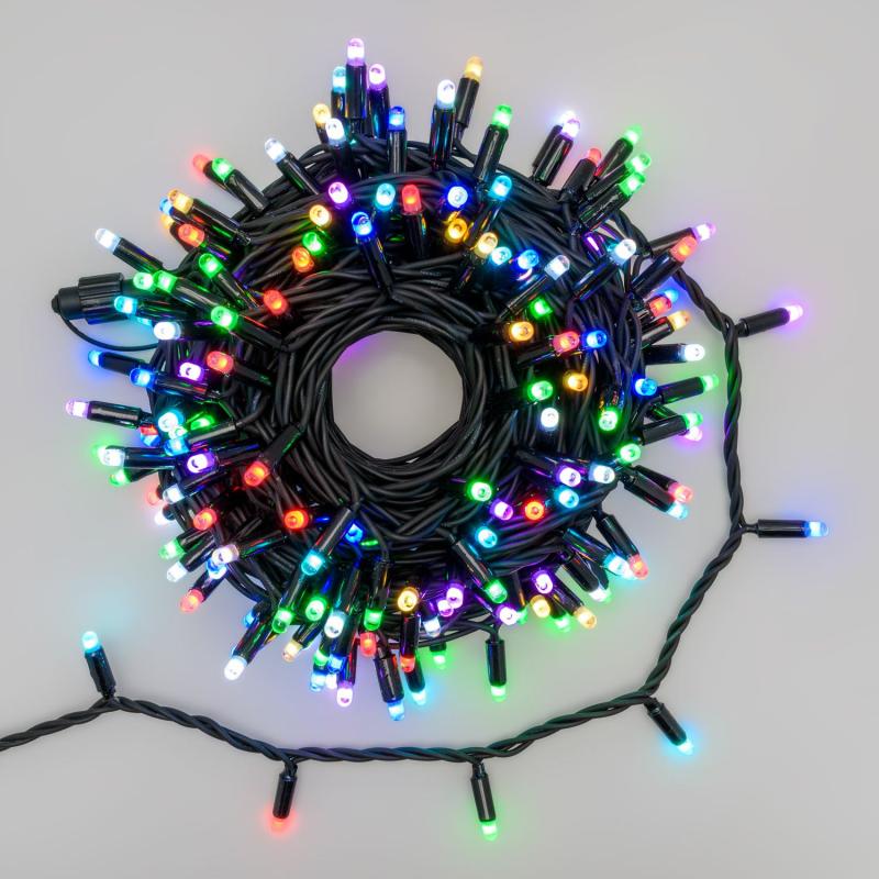 LED Strings | 20m, 200 MaxiLEDs RGB Color Changing String Lights, Black Cable, Connectable, IP67 – PML series LED Strings LED Strings