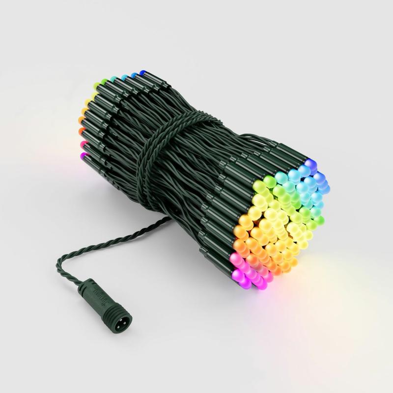 LED Strings | 25m, 250 LEDs RGB String Lights Twinkly Pro, Green Cable – TWINKLY PRO LED Strings LED Strings