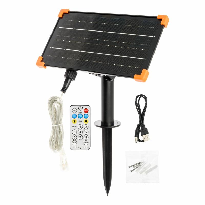 Power Supplies and Controllers | Smart Connect Solar Panel, up to 1500 LEDs, USB rechargeable, with Remote Control – SMART CONNECT Accessories Power Supplies & Controllers