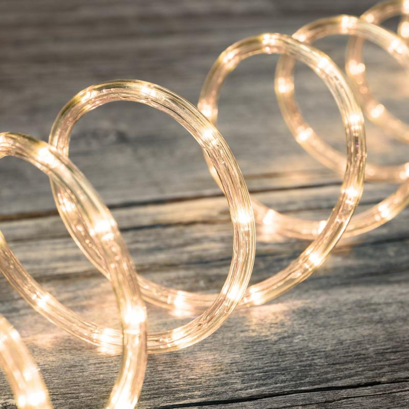 Rope Lights | 15m 360 Warm White LEDs Rope Lights, 10mm diameter Rope Light Rope Lights